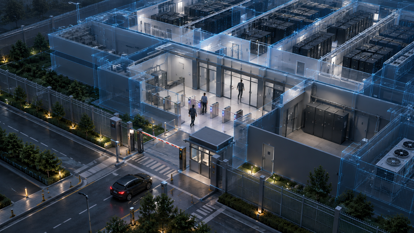 Data Centers and Restricted Rooms Digital Twin & Simulation